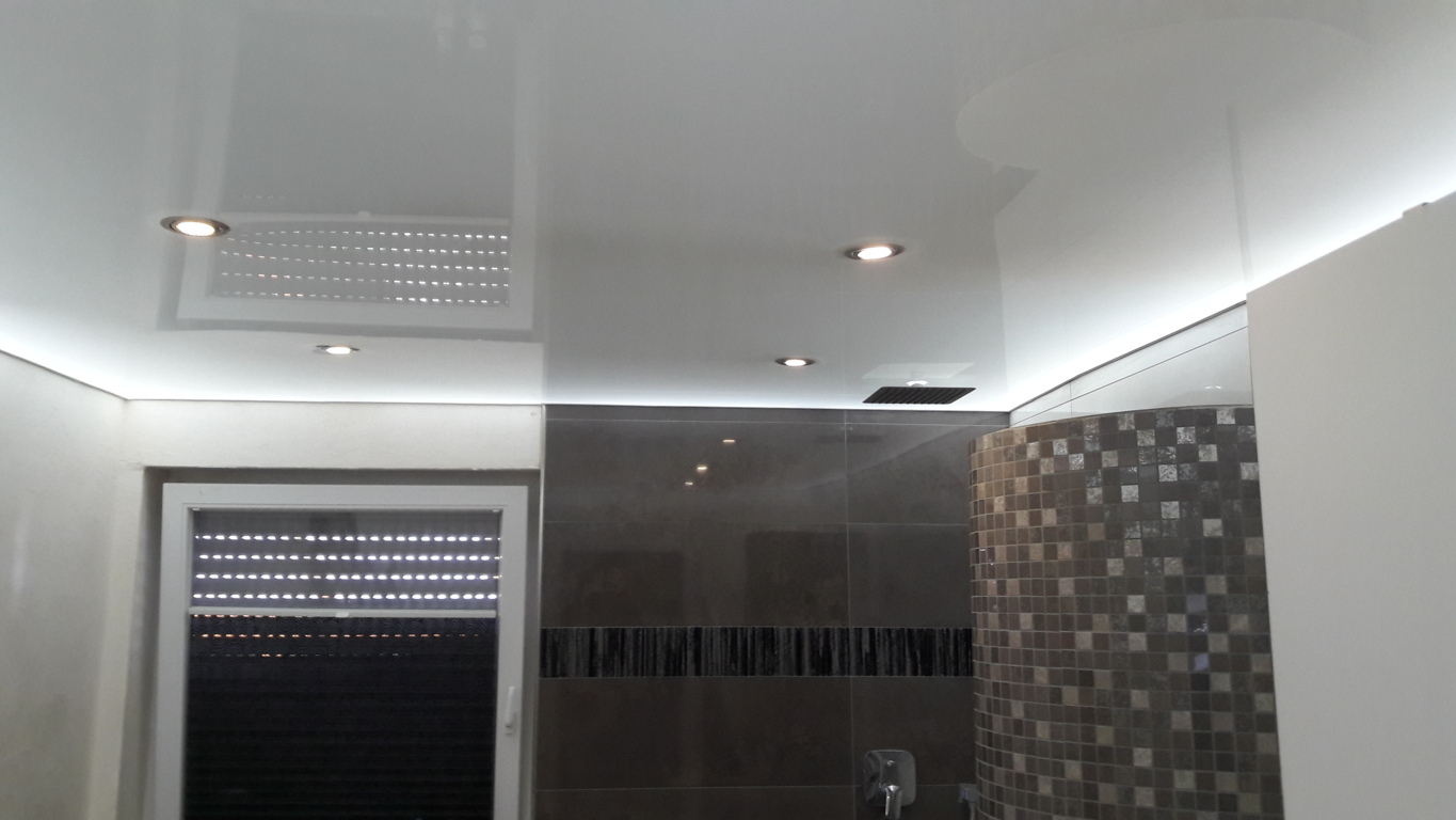 Spanndecke mit Beleuchtung in Monheim