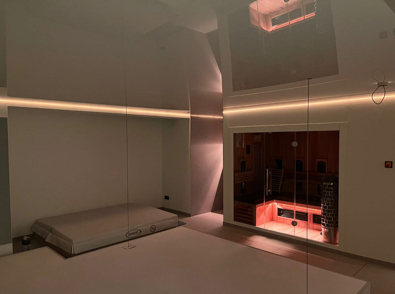 Moderne Decke (Spanndecke) – Rheinberg