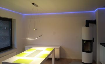 Spanndecken-Beispiel mit glatter Deckenoberfläche – Beispiel für Spanndecken in Fröndenberg/Ruhr und Umgebung